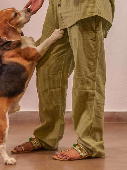 Pista Kantha Trousers